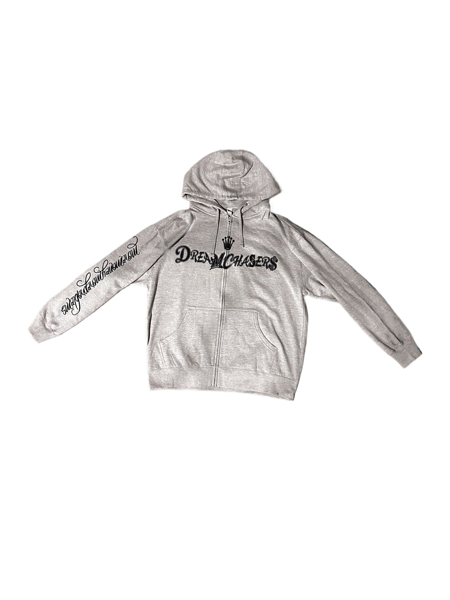 DC ZIP UP HOODIE-GRY