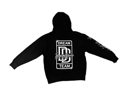 DC ZIP UP HOODIE-BLK