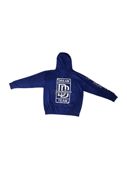 DC ZIP UP HOODIE-BLUE