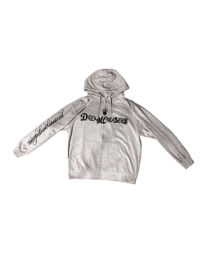 DC ZIP UP HOODIE-GRY